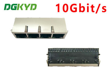les connecteurs multiples de port de 10G RJ45, Ethernet ont protégé Rj45 le connecteur Jack modulaire