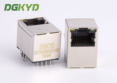 LAN supérieur Jack, Cat6 gigabit Rj45 Jack modulaire de l'entrée Rj45 avec le transformateur