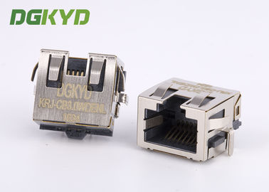Le conseil de descente a protégé le port simple de RJ45 Jack avec des doigts d'IEM, profil bas
