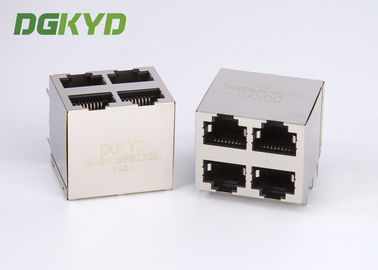 KRJ-5921S8P8C2X2NL a protégé l'Assy 8pos 2x2 Cat5 de la pile MJ de l'Ethernet Rj45 Jack