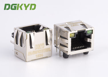KRJ - connecteur protégé par métal de 56S8P8C1X1YGENL Rj45 Jack sans transformateur