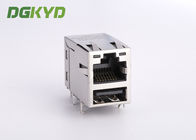 6 1775855 3 CAT5E SFP RJ45 Connector With 100 BASE T Transformer