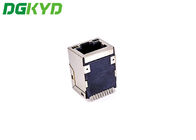 DGKYD911B113AB1WS057 Single Port TAB UP SMT 100BASE RJ45 Connector Socket With LED