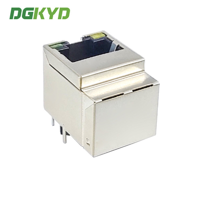 DGKYD511B002AC2A2DK068 180 Degree Vertical RJ45 Network Connector With Notch