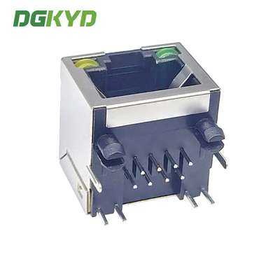KRJ-56S8P8C1X1YGNL 8P8C Shielded Connector Without Filter