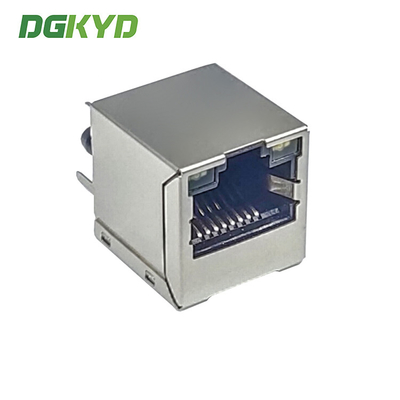 DGKYD511Q565AB2A8D2 180Degree Vertical Rj45 Connecto Cat5e Ethernet Jack Cat 6 Lan Rj-45 Port Magjack Socket Networking