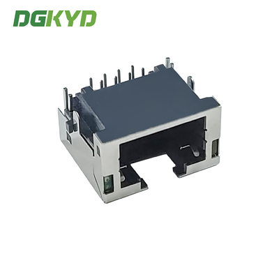 Low Profile Rj45 Female Connector DIP Sink Plate 7.0 8P8C Inline SMT DGKYDCB7011188CB1W6DB1186