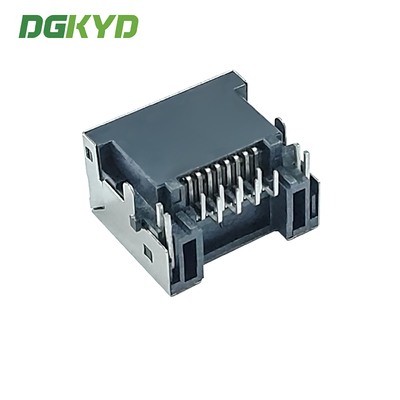 Low Profile Rj45 Female Connector DIP Sink Plate 7.0 8P8C Inline SMT DGKYDCB7011188CB1W6DB1186