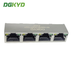 DGKYD561488AB1A3DY1027 RJ45 Multi Port Socket 8p8 Connector Four Port Direct Plug Connector Network Port Socket