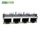 DGKYD561488AB1A3DY1027 RJ45 Multi Port Socket 8p8 Connector Four Port Direct Plug Connector Network Port Socket