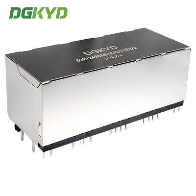 RJ45 Connector 2X4 With Light Strip Shielded Mesh Socket Modular Socket DGKYD59212488AB1A1DY1E022