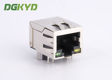 Industrial Panel Mount modular jack cat6 rj45 with Internal Magnetics , HR911102A