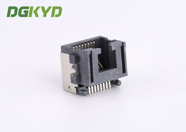 SMT Shield right angle extra low profile rj45 ethernet connector, 8p8c jack KRJ-72A75MMNL