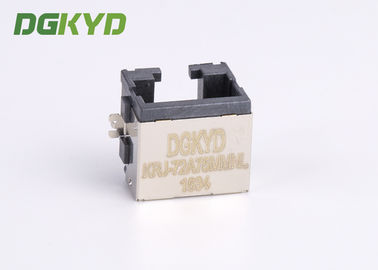 SMT Shield right angle extra low profile rj45 ethernet connector, 8p8c jack KRJ-72A75MMNL