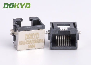 SMT Shield right angle extra low profile rj45 ethernet connector, 8p8c jack KRJ-72A75MMNL
