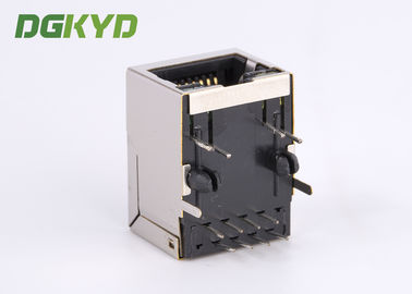 1x1 tab down 100 base tx transformer RJ45 jack with LAN fillter G/Y LED RJ45 With Transformer