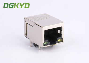 1x1 tab down 100 base tx transformer RJ45 jack with LAN fillter G/Y LED RJ45 With Transformer