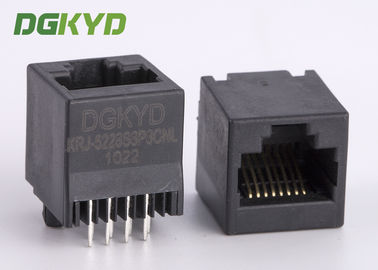 Unshielded 180 Degrees Top Insertion RJ45 Keystone Jack 8p8c Ethernet Socket
