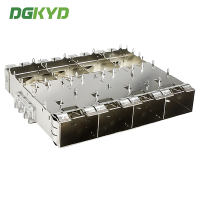 SFP+1X4 Cage With Optical Tube SFP Connector Fiber Cage DGKYD14SFP10711114W035057