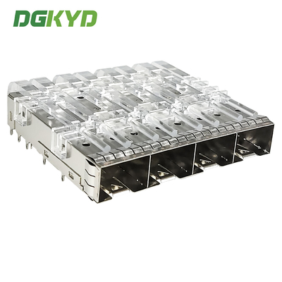 SFP+1X4 Cage With Optical Tube SFP Connector Fiber Cage DGKYD14SFP10711114W035057