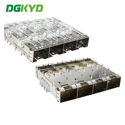 SFP+1X4 Cage With Optical Tube SFP Connector Fiber Cage DGKYD14SFP10711114W035057