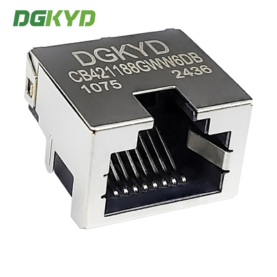 DGKYDCB421188GWW6DB1075 RJ45 Connector Sinking Board 4.2 Without Light Shielding Patch Type SMT