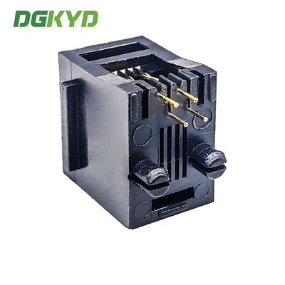 RJ11 Jack With Ear Interface Connector, Ethernet Socket, G/Fu Socket DGKYD5222E1144IWA1DY1