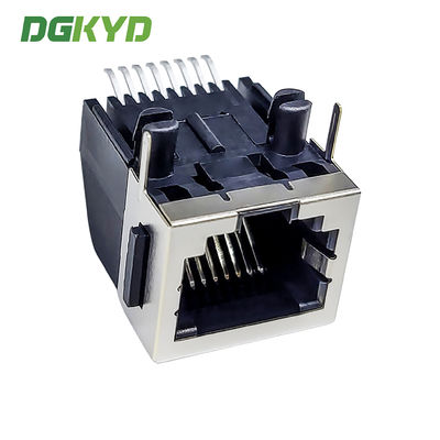 RJ45 Connector 5722 SMT 8P8C With Ear Half Package Shielded Mesh Port Without LED DGKYD5722E1188GWA26SB1359