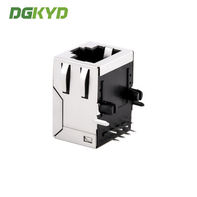 RJ45 interface 10/100 Base-T integrated magnetic lightless strip shielding DGKYD211B175HWA4DZ