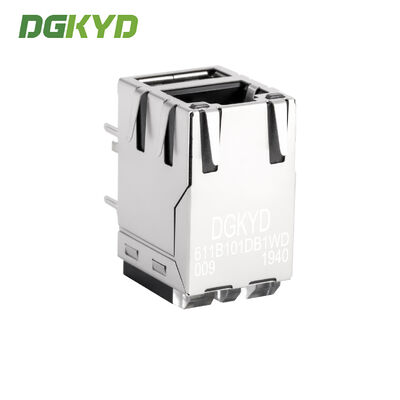 RJ45 Ethernet port with USB lightless shielded 100Mbps Ethernet socket DGKYD611B101DB1WD009