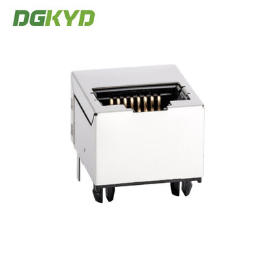 KRJ-1808NL Height 12mm Vertical entry female rj45 LAN jack Integrated Magnetics Compatible