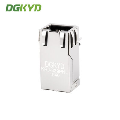 Gigabit POE Power Supply RJ45 Connector Integrated Filter Socket Industrial Ethernet Communication Interface KRJ-339PNL