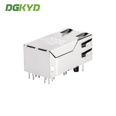 Gigabit POE Power Supply RJ45 Connector Integrated Filter Socket Industrial Ethernet Communication Interface KRJ-339PNL