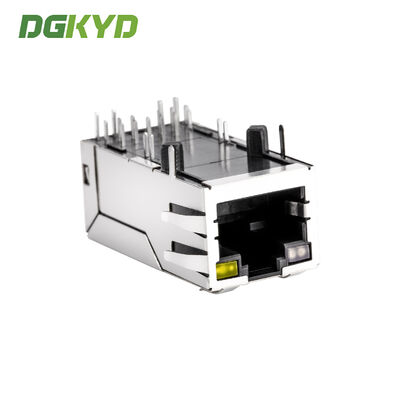 Gigabit POE Power Supply RJ45 Connector Integrated Filter Socket Industrial Ethernet Communication Interface KRJ-339PNL