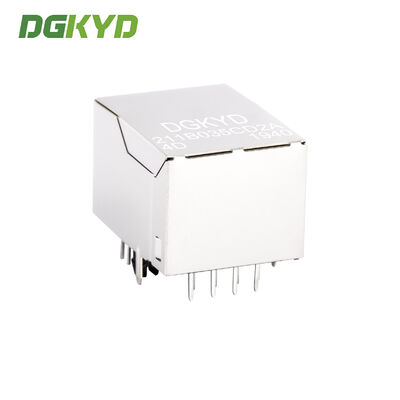 RJ45 Ethernet Connector with Shielding and Integrated Transformer for 100 Mbps Network Port  DGKYD211B035CD2A4D