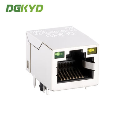 RJ45 Ethernet Connector with Shielding and Integrated Transformer for 100 Mbps Network Port  DGKYD211B035CD2A4D