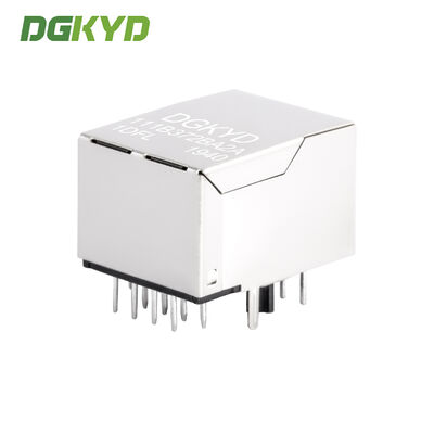Lightning Protection RJ45 Shielded Connector with 6U Gold Plating and Integrated Filter for Network Port