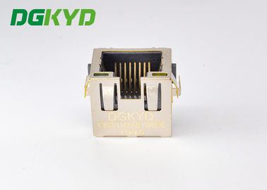 DIP Single Port Shielded Band Light Sink 3.0 Low Profile RJ45 SMT DGKYDCB301188AB1W6DB1075