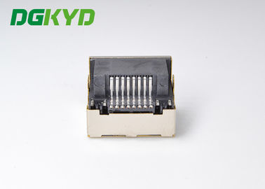 Single Countersunk 4.2 SMT RJ45 Connector Jack With Shield DGKYDCB421188AB1W6SB