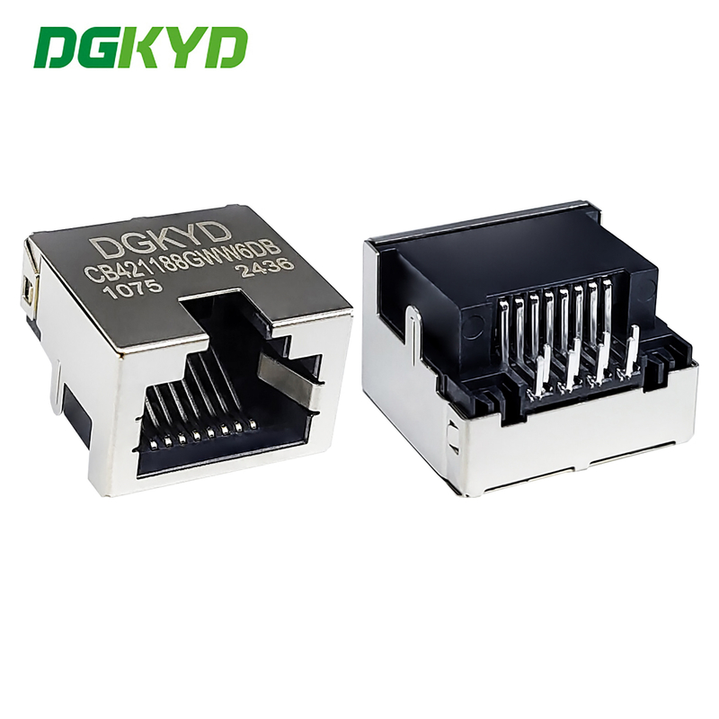 DGKYDCB421188GWW6DB1075 RJ45 Connector Sinking Board 4.2 Without Light Shielding Patch Type SMT