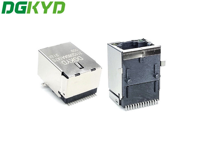 DGKYD211Q380AA1A7S009 SMD 6U RJ45 Network Interface Shielded Gigabit Integrated Filter SMD
