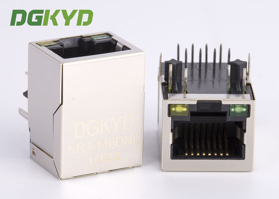 Le million de bits du fournisseur Cat5 de la Chine a intégré RJ45 le connecteur magnétique Jack féminin