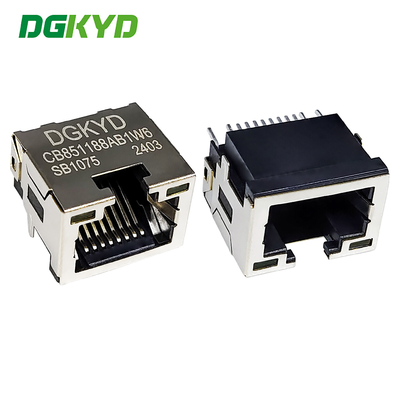 Connecteur RJ45 Connecteur CMS Carte de plongée 8.5 Avec Lumière 8P8C Type Patch DGKYDCB851188AB1W6SB1075