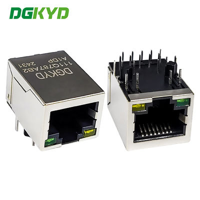 Connecteur 1000/BASE RJ45 interface réseau à port unique connecteur POE avec filtre DGKYD111Q787AB2A1DP
