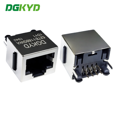 Connecteur RJ45 à interface verticale de 180 degrés sans prise de réseau de détection de bande lumineuse DGKYD52TE1188GWA1DY1