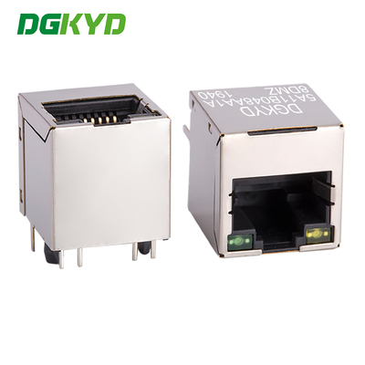 RJ45 prise Ethernet 100 Mbps module 8P8C avec une surface de fenêtre compacte DGKYD5A11B048AA1A8DMZ