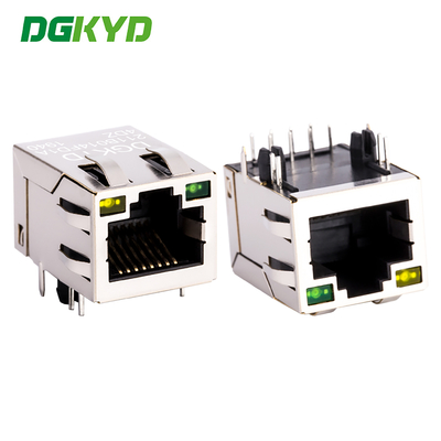 Port arrière RJ45 connecteur de port réseau 100Mbps transformateur réseau intégré DGKYD211B014FD1A4DZ