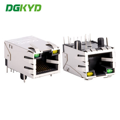 Connecteur RJ45 100 Mbps port réseau transformateur intégré broche unique DGKYD311B031DB2A4D