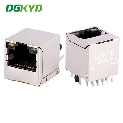Port Ethernet vertical RJ45 à 180 degrés Filtre intégré Gigabit DGKYD511Q106AB1A8D