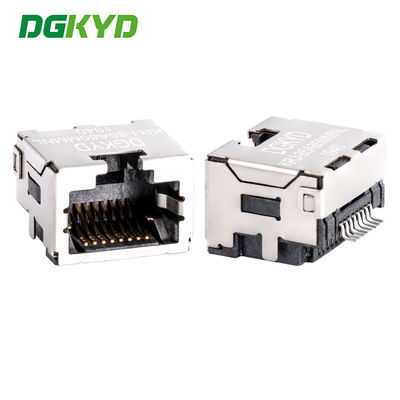 Écran personnalisé 8p8c SMD Rj45 Keystone Jack, connecteur Ethernet à profil extrêmement bas